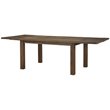 ACME Nabirye Rectangular Wooden Dining Table with Extension Leaf in Dark Oak