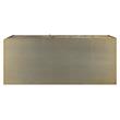 ACME Jennavieve 2-Drawers Aluminum Office Storage Cabinet with Casters in Gold