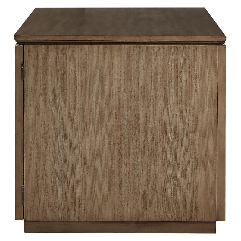 ACME Orianne Wooden 7-Drawer Computer Desk and Hutch in Antique Gold