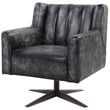 ACME Furniture Brancaster Swivel Leather Executive Office Chair in Black
