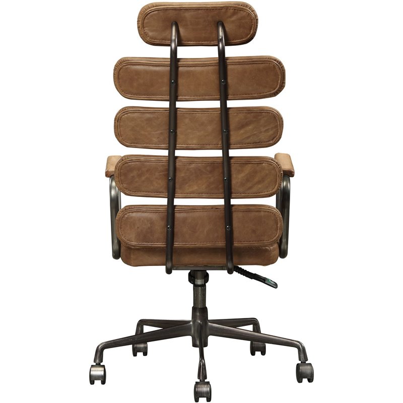 Actaki 2 Piece Executive Desk and HighBack Adjustable Swivel Office Chair Set