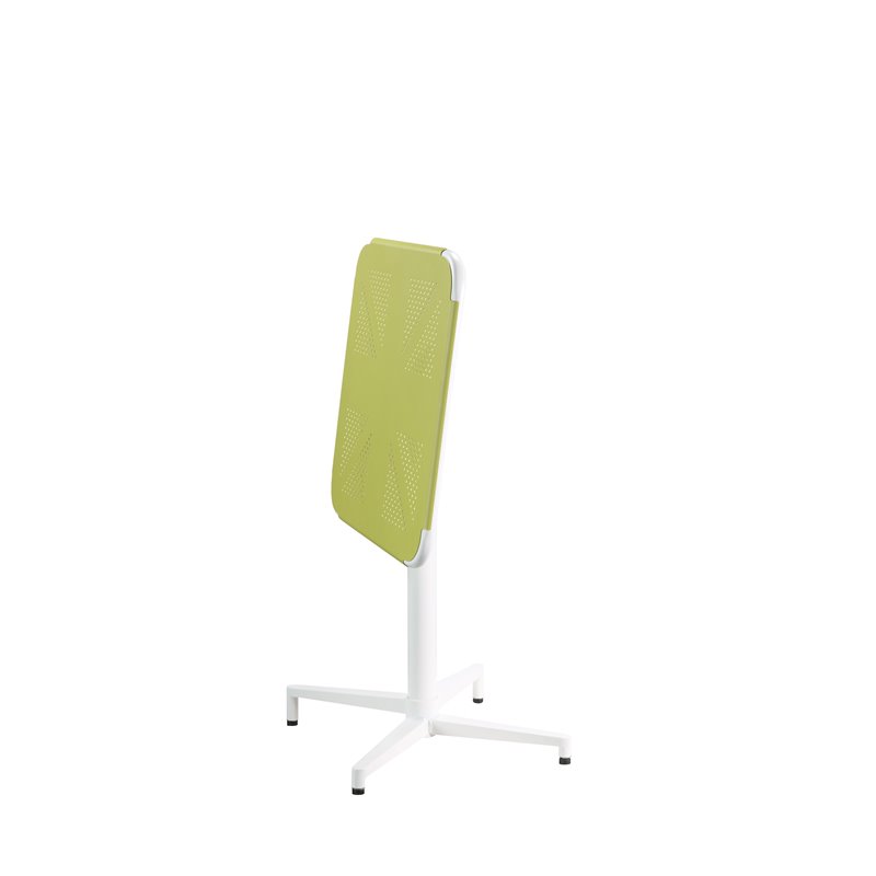 Acme Olson Folding Table in Yellow and White