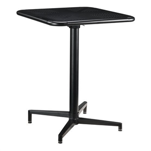 acme olson folding table in black