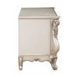 ACME Gorsedd Wooden 4-Door TV Stand with Compartment in Golden Ivory
