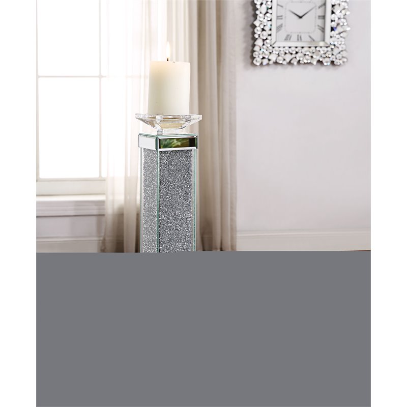 Acme Rekha Accent Candleholder in Mirrored