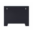 ACME Noralie 3-Drawer Console Table in Mirrored and Faux Diamonds