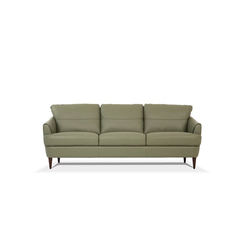 Acme Tacoma Sofa In Moss Green Leather 54570