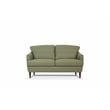 ACME Tacoma Leather Loveseat in Moss Green