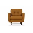 ACME Radwan Tufted Leather Accent Chair in Caramel