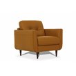 ACME Radwan Tufted Leather Accent Chair in Caramel