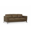 ACME Malaga Leather Sofa in Espresso Chocolate