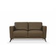 ACME Malaga Leather Loveseat in Espresso