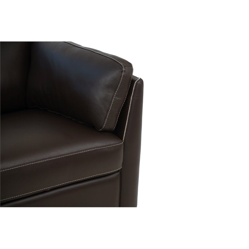ACME Matias Leather Sofa in Chocolate