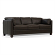 ACME Matias Leather Sofa in Chocolate