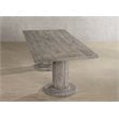 ACME Gabrian Rectangular Wooden Dining Table in Reclaimed Gray
