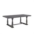 ACME Bernard Dining Table in Weathered Gray Oak