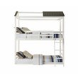 ACME Nadine Cottage Twin over Twin Bunk Bed in Weathered White & Gray