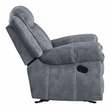 ACME Zubaida Reclining Loveseat with USB Dock and Console in 2-Tone Gray Velvet