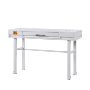 acme cargo vanity desk in white