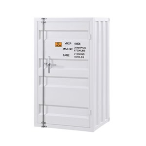 acme cargo chest with 1 door in white
