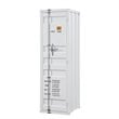 ACME Cargo Wardrobe Metal Armoire with 1 Door in White