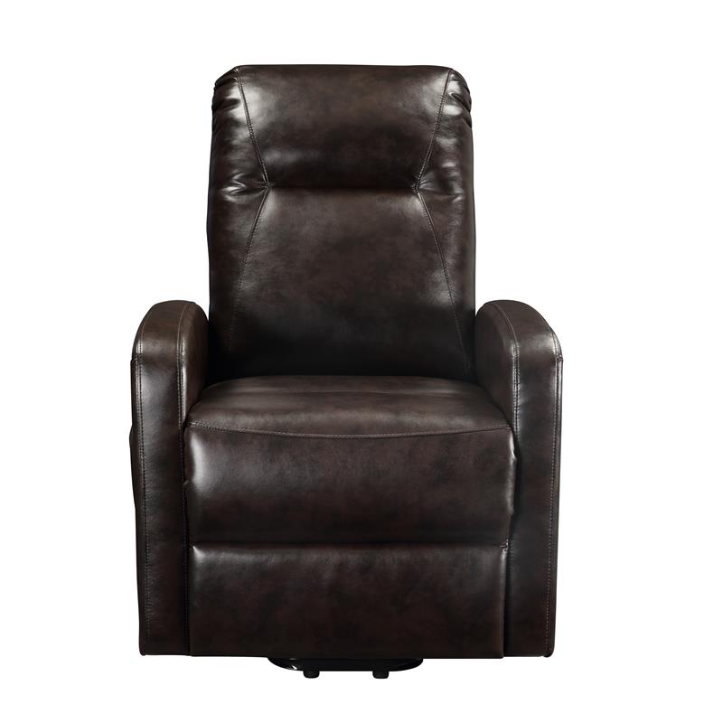 ACME Kasia Recliner w/Power Lift in Espresso PU Cymax Business