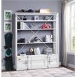 ACME Cargo Bookshelf & Ladder (TV Stand) in White