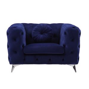 ACME Atronia Chair in Blue Fabric