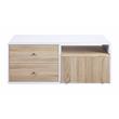 ACME Verux Coffee Table in White High Gloss &