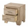 ACME Miquell 2-Drawer Wooden Nightstand in Natural