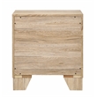 ACME Miquell 2-Drawer Wooden Nightstand in Natural