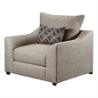 ACME Petillia Pillow Back Sloped Arms Chair in Sandstone Fabric