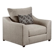 ACME Petillia Pillow Back Sloped Arms Chair in Sandstone Fabric