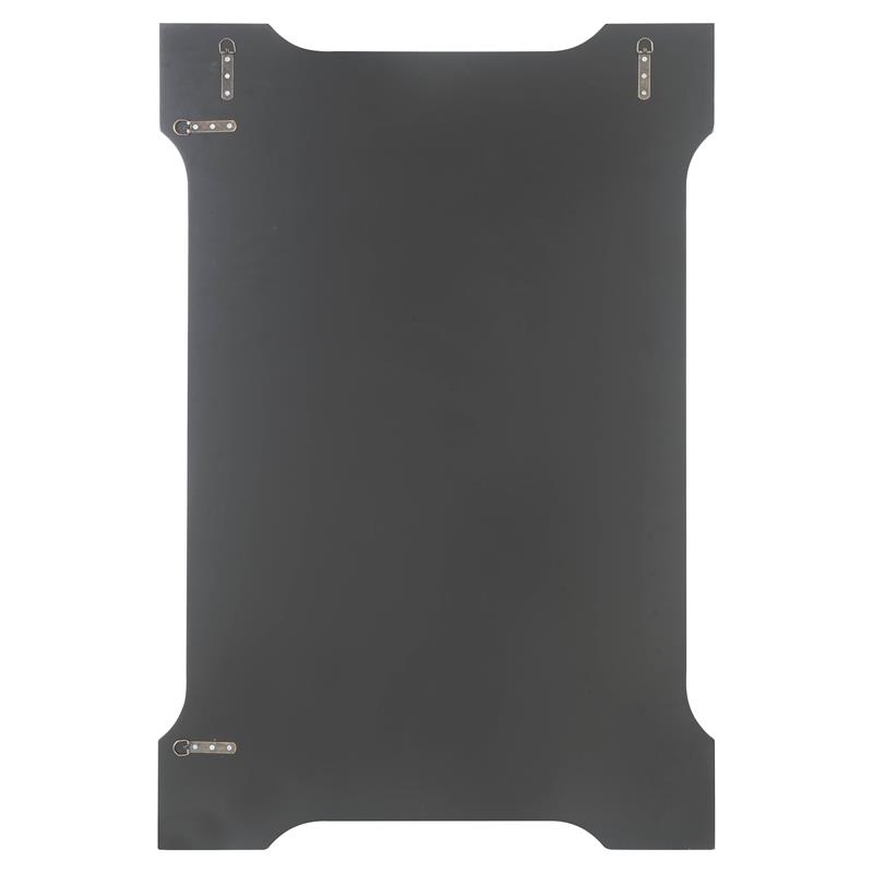 ACME Noralie Wooden Frame Wall Decor Mirror in Mirrored and Faux Diamonds