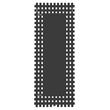 ACME Dominic Wooden Frame Wall Decor Mirror with Beveled Edges in Mirrored