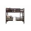 Acme Ronnie Twin/Twin Bunk Bed in Espresso