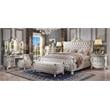 Acme Picardy Queen Bed in Fabric & Antique Pearl