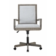 ACME Artesia Fabric Upholstered Executive Office Chair in Salvaged Natural
