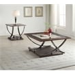ACME Isiah Square Metal End Table in Black