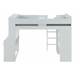 ACME Ragna Wooden Frame Loft Bed in White
