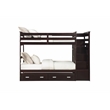 ACME Allentown Twin/Twin Bunk Bed with Storage Ladder & Trundle in Espresso