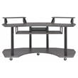 ACME Eleazar Wooden Music Recording Studio Desk in Black Oak