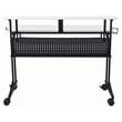 ACME Suitor Wooden Top Music Recording Studio Desk in White and Black
