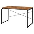 ACME Jurgen Wooden Rectangle Top Writing Desk in Oak and Black