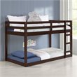 Acme Furniture Contemporary Wood Gaston Loft Bed in Espresso