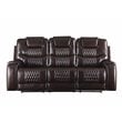 Braylon Sofa (Motion) in Brown PU