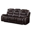 Braylon Sofa (Motion) in Brown PU