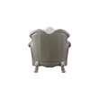 Dresden Chair with Pillow in Vintage Bone White and PU