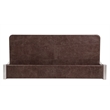 Brancaster Desk in Retro Brown Top Grain Leather and Aluminum