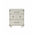 ACME Orchest 3 Drawers Nightstand with USB dock in Gray